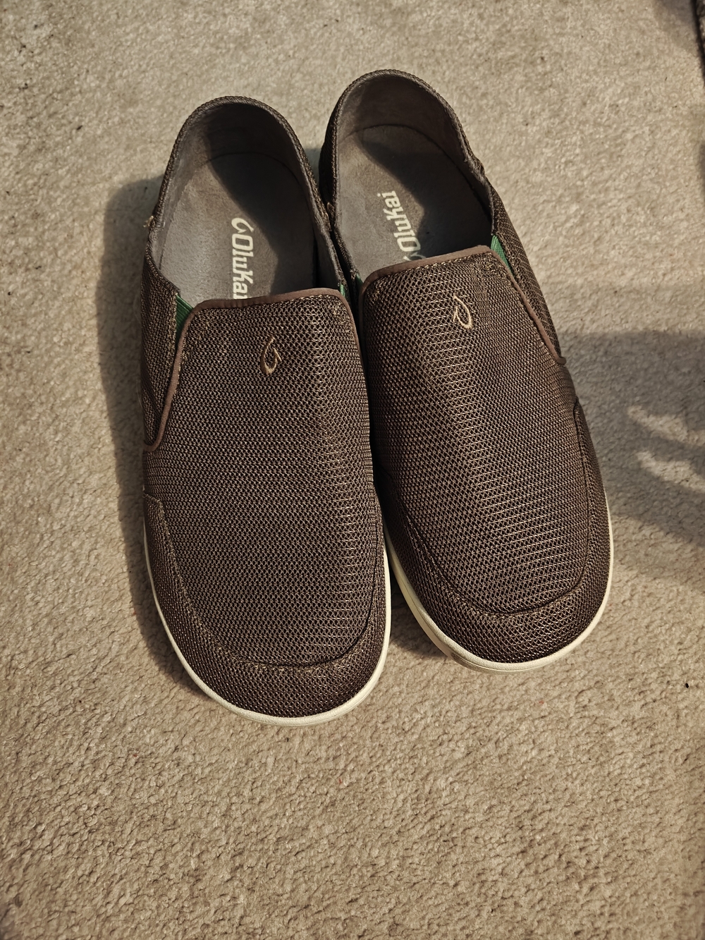 Olukai Men's Brown Slip-On Casual Shoes